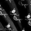 Load image into Gallery viewer, Skeleton Fabric, Kitten Mermaid Material, Gothic Textiles, Goth Design, Halloween Cloth, Maximalist Fabric, Dark Pattern, Fabric By The Yard
