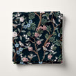 Load image into Gallery viewer, Chinoiserie Fabric, Victorian Material, Botanical Textiles, Floral Design, Garden Cloth, Vintage Fabric, Bird Pattern, Fabric By The Yard
