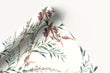 Load image into Gallery viewer, Botanical Wrapping Paper, Floral Gift Wrap, Vintage Wrapping Paper, Elegant Antique Wrapping Paper, Premium Gift Wrap, Crafting Paper
