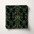 Load image into Gallery viewer, Victorian Fabric, Ornate Material, Dark Damask Design, Vintage Botanical Pattern, Traditional Cloth, Elegant Textiles, Fabric By the Yard
