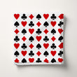 Load image into Gallery viewer, Deck of Cards Fabric, Eclectic Material, Gambling Textiles, Maximalist Design, Hearts and Clubs Cloth, Game Room Fabric, Fabric By The Yard
