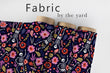 Load image into Gallery viewer, Skeleton Fabric, Sugar Skull Material, Gothic Textiles, Goth Design, Halloween Cloth, Maximalist Fabric, Bones Pattern, Fabric By The Yard
