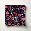 Load image into Gallery viewer, Skeleton Fabric, Sugar Skull Material, Gothic Textiles, Goth Design, Halloween Cloth, Maximalist Fabric, Bones Pattern, Fabric By The Yard
