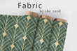 Load image into Gallery viewer, Art Deco Fabric, Elegant Material, Geometric Textiles, Antique Design, Vintage Fabric, Upholstery Material, Fabric by The Yard
