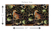 Load image into Gallery viewer, Cheetah Fabric, Eclectic Material, Jungle Textiles, Maximalist Design, Moody Cloth, Black and Gold Pattern, Fabric By The Yard
