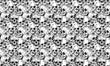 Load image into Gallery viewer, Gothic Fabric, Skull Material, Spooky Bones Textiles, Goth Design, Halloween Cloth, Maximalist Fabric, Bones Pattern, Fabric By The Yard
