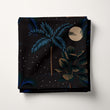 Load image into Gallery viewer, Celestial Fabric, Ethereal Material, Tropical Moon Textiles, Astronomy Design, Palm Trees, Astrology, Fantasy Fabric, Fabric By The Yard
