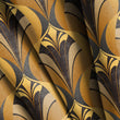 Load image into Gallery viewer, Art Deco Fabric, Elegant Material, Geometric Textiles, Antique Design, Vintage Fabric, Upholstery Material, Fabric by The Yard
