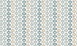 Load image into Gallery viewer, Retro Fabric, Mid Century Modern Material, Geometric Textiles, Vintage Design, MCM Cloth, Blue and Brown Pattern, Fabric By The Yard

