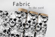 Load image into Gallery viewer, Gothic Fabric, Skull Material, Spooky Bones Textiles, Goth Design, Halloween Cloth, Maximalist Fabric, Bones Pattern, Fabric By The Yard
