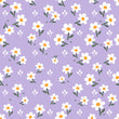 Load image into Gallery viewer, Lavender Floral Fabric, Flower Material, Cottage Textiles, Farmhouse Design, Vintage Fabric, Garden Upholstery Material, Fabric by The Yard

