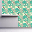 Load image into Gallery viewer, Camila Road Blue Floral Peel and Stick Wallpaper
