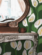 Load image into Gallery viewer, Peace Lily Wallpaper, Flower Garden Wallpaper, Vintage Floral Wallpaper, Cottage Wallpaper, Peel and Stick Wallpaper, Fabric Wallpaper
