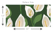 Load image into Gallery viewer, Peace Lily Wallpaper, Flower Garden Wallpaper, Vintage Floral Wallpaper, Cottage Wallpaper, Peel and Stick Wallpaper, Fabric Wallpaper
