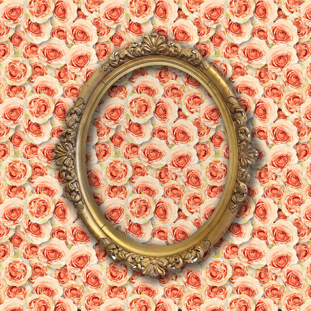 Pink Roses Wallpaper, Floral Wallpaper, Flower Wallpaper, Romantic Wallpaper, Girl Room Wallpaper, Peel & Stick Wallpaper, Fabric Wallpaper