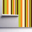Load image into Gallery viewer, Mid Century Modern Wallpaper, Vintage Wallpaper, Striped Wallpaper, Retro Wallpaper, Eclectic Wallpaper, Peel &amp; Stick Wallpaper
