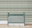 Load image into Gallery viewer, Teal and Brown Striped Wallpaper, Cabana Wallpaper, Tropical Wallpaper, Coastal Wallpaper, Nautical Wallpaper, Peel &amp; Stick Wallpaper
