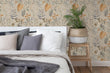 Load image into Gallery viewer, Botanical Wallpaper, Vintage Wallpaper, Floral Wallpaper, Cottage Farmhouse Wallpaper, Palm and Fern Leaf Wallpaper, Peel &amp; Stick Wallpaper
