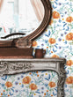 Load image into Gallery viewer, Floral Wallpaper, Watercolor Wallpaper, Flower Wallpaper, Botanical Wallpaper, Cottage Wallpaper, Peel and Stick Wallpaper, Fabric Wallpaper
