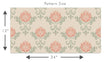 Load image into Gallery viewer, Victorian Wallpaper, Floral Wallpaper, Feminine Antique Wallpaper, Vintage Wallpaper, Pink Flower Wallpaper, Peel &amp; Stick Wallpaper
