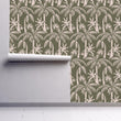 Load image into Gallery viewer, Palm Tree Wallpaper, Tropical Wallpaper, Green Vintage Wallpaper, Coastal Wallpaper, Palm Leaves Beach Wallpaper, Peel &amp; Stick Wallpaper
