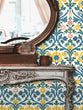 Load image into Gallery viewer, Vintage Floral Wallpaper, Botanical Wallpaper, Flower Garden Wallpaper, Cottage Wallpaper, Yellow Flowers Peel &amp; Stick Wallpaper
