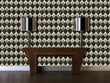 Load image into Gallery viewer, Art Deco Wallpaper, Black and Gold Wallpaper, Geometric Wallpaper, Marbled Wallpaper, Elegant Wallpaper, Removable Peel &amp; Stick Wallpaper
