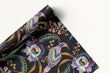 Load image into Gallery viewer, Bird Wrapping Paper, Pheasant Gift Wrap, Botanical Wrapping Paper, Moody Floral Wrapping Paper, Dark Flower Premium Gift Wrap
