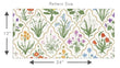 Load image into Gallery viewer, Vintage Wallpaper, Floral Wallpaper, Cottage Wallpaper, Botanical Wallpaper, Country Farmhouse Wallpaper, Removable Peel &amp; Stick Wallpaper
