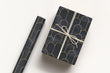 Load image into Gallery viewer, Art Deco Christmas Wrapping Paper, Black and Gold Gift Wrap, Elegant Wrapping Paper, Vintage Wrapping Paper, Geometric Premium Gift Wrap
