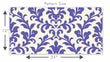 Load image into Gallery viewer, Victorian Blue Botanical Peel and Stick and Traditional Wallpaper: Cottage Floral Design
