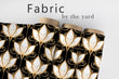 Load image into Gallery viewer, Gold Black Art Nouveau Fabric, Elegant Floral Textiles, Vintage Glam Upholstery Material by the Yard, Luxury Deco Decor Fabric
