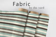 Load image into Gallery viewer, Aqua Brown Stripe Fabric, Modern Coastal Textiles, Contemporary Stripe Material, Beachy Upholstery Fabric by the Yard
