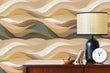 Load image into Gallery viewer, Abstract Landscape Wallpaper – Organic Modern Hills Pattern in Neutral Earth Tones, Mid Century Inspired Wall Decor Wallpaper
