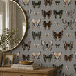 Load image into Gallery viewer, Butterfly Wallpaper – Vintage Entomology Wallcovering, Moody Botanical Decor, Nature Inspired Accent Wall, Victorian Inspired
