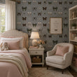 Load image into Gallery viewer, Butterfly Wallpaper – Vintage Entomology Wallcovering, Moody Botanical Decor, Nature Inspired Accent Wall, Victorian Inspired
