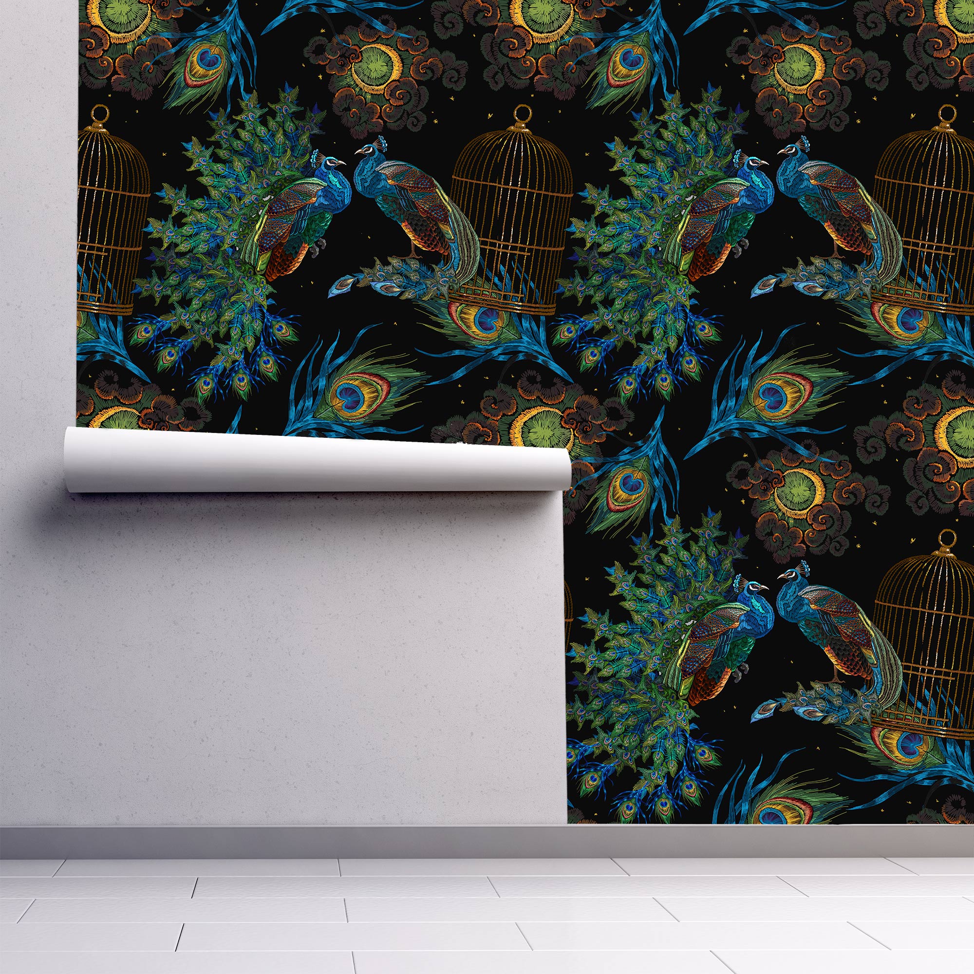 Peacocks Wallpaper buy at the best price with delivery  uniqstiq