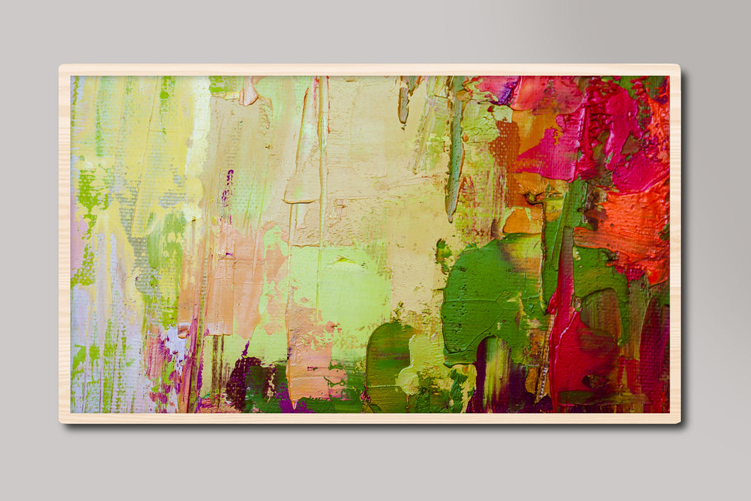 Multi-Colored Abstract Painting Samsung Frame TV Digital Art